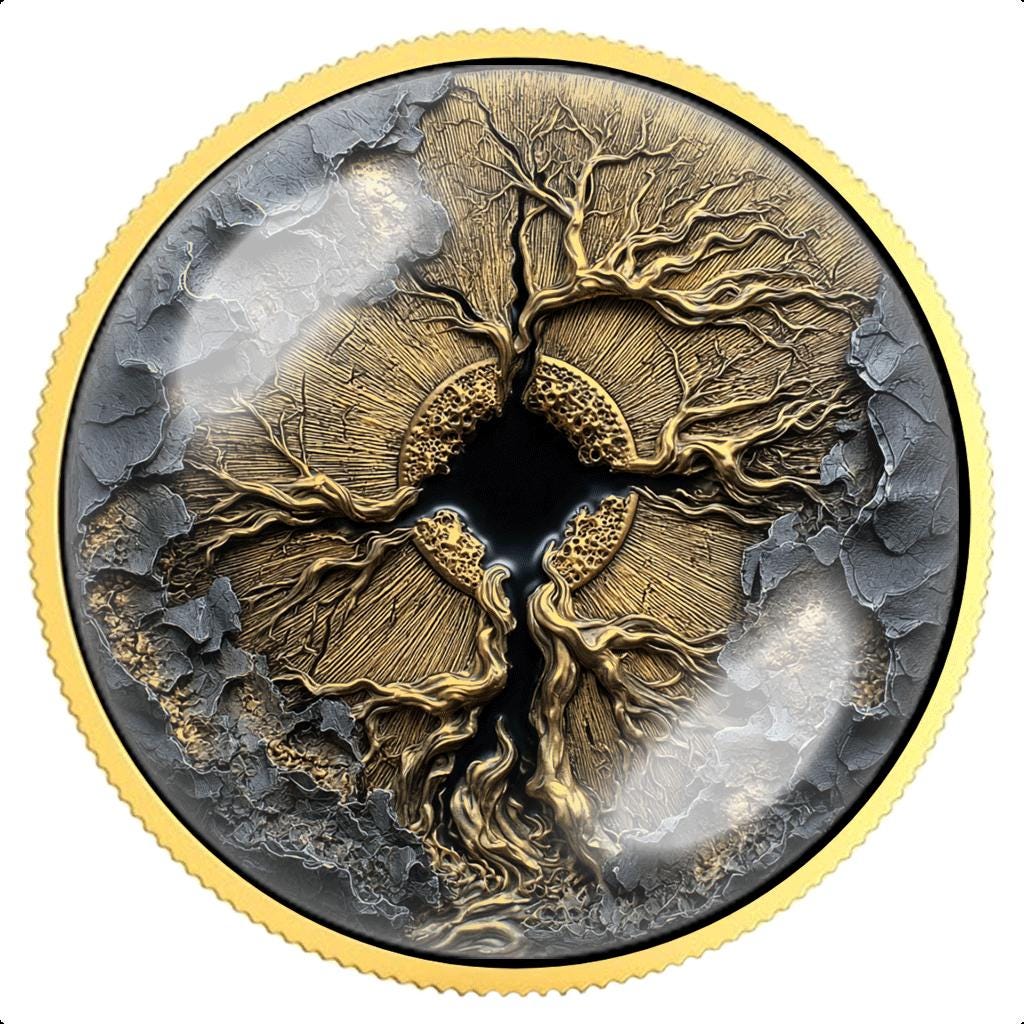 BestSeller Tree of Life Sobriety Coin: Personalized AA NA Recovery Gift